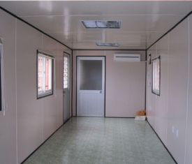 NỘI THẤT CONTAINER VĂN PHÒNG 40 FEET TOILET